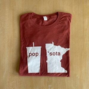 NWOT Pop ‘Sota Burnt Orange Tee - Medium